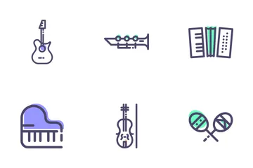 Free Musical Instrument Icon Pack