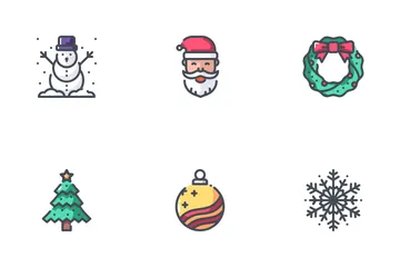 Free Navidad - 2018 Paquete de Iconos