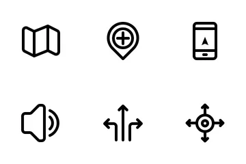 Free Navigation And Location Icon Pack