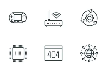 Free Netzwerk und Kommunikation Symbolpack