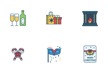 Free New Year Celebration Icon Pack