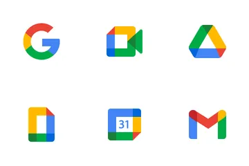 Free Nouveaux logos Google Pack d'Icônes