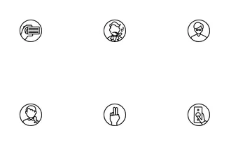 Free Oficina de negocios Paquete de Iconos