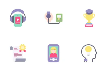 Free Online Education Icon Pack