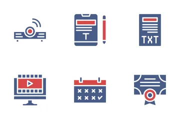 Free Online Learning Icon Pack