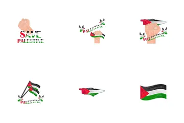 자유 팔레스타인 아이콘 팩