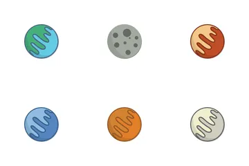 Free Planets Icon Pack