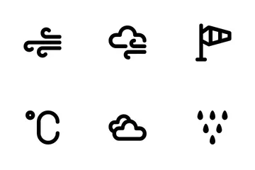 Free Pronóstico del tiempo Paquete de Iconos