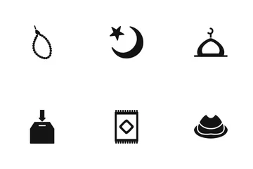 Free Ramadan And Eid Glyph Icon Pack