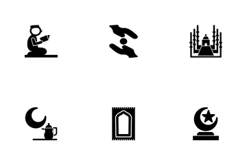 Free Ramadan Islamic Glyph P3s3 Icon Pack