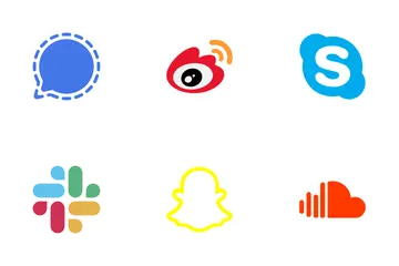 Free Red social Paquete de Iconos