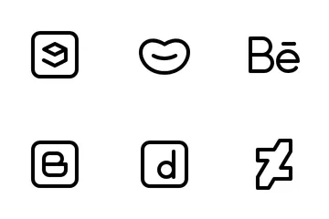 Free Medios de comunicación social Paquete de Iconos