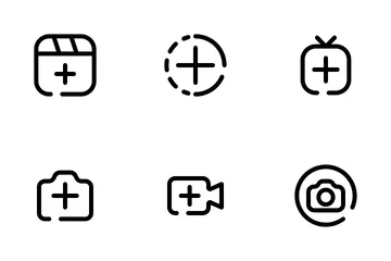 Free Medios de comunicación social Paquete de Iconos