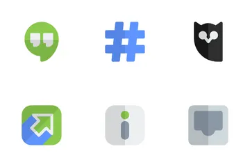 Free Medios de comunicación social Paquete de Iconos