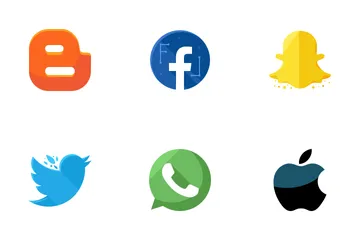 Free Medios de comunicación social Paquete de Iconos