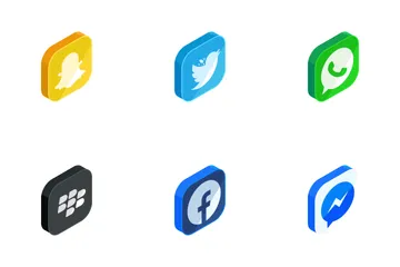 Free Medios de comunicación social Paquete de Iconos