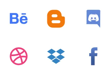 Free Medios de comunicación social Paquete de Iconos