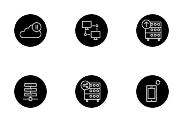 Free Redes y uso compartido Paquete de Iconos