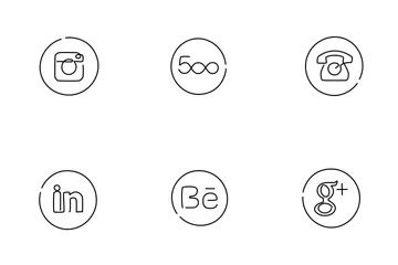 Free Réseaux sociaux Pack d'Icônes