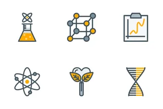 Science Line Icons