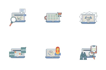 Free Servicios de comercio electrónico Vol 1 Paquete de Iconos