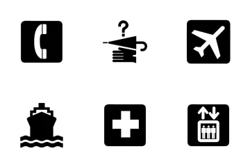 Free Signes de symbole AIGA Pack d'Icônes