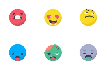 Free Smileys para se divertir Pacote de Ícones