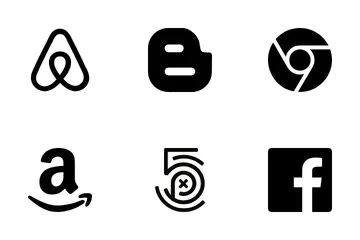 Free Social Icons In Black Icon Pack