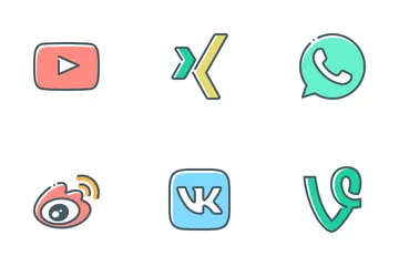 Free Social Media And Logos Icon Pack