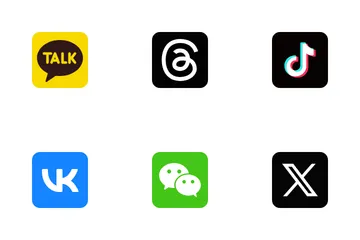 Free Social Media Apps Symbolpack