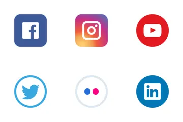 Free Social Media (color) Icon Pack