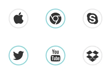Free Social Media Round Icon Pack