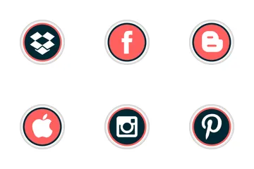 Free Social Media Round Icon Pack