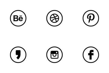 Free Social Media Rounded Icon Pack