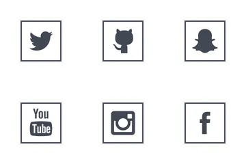 Free Social Media Square Icon Pack