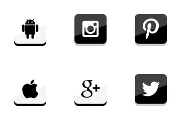 Free Social Media Tiles Icon Pack