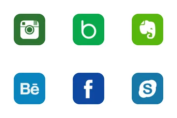 Free Social Network Company Icon Pack