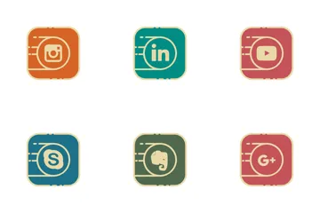 Free Social Round Icon Pack