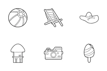 Free Sommerstrand Symbolpack