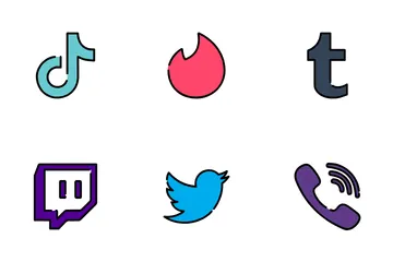 Free Soziales Netzwerk Symbolpack