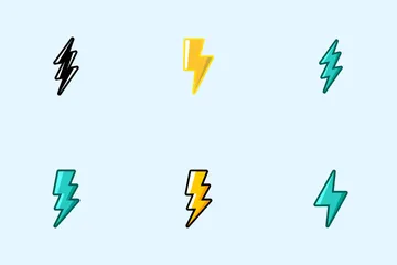 Free Thunder Lightning Icon Pack