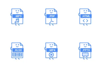 Free Tipo de archivo Paquete de Iconos