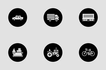 Free Vehicle And Transport Icon Pack