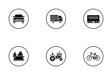 Free Vehicle And Transport Icon Pack