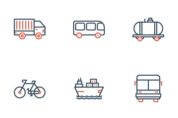 Free Vehicle And Transportation  Icon Pack