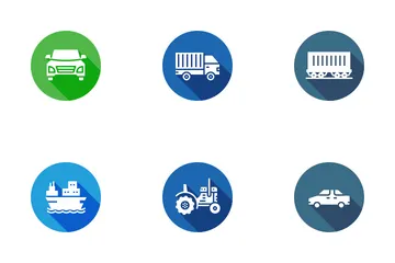 Free Vehículo y transporte Paquete de Iconos