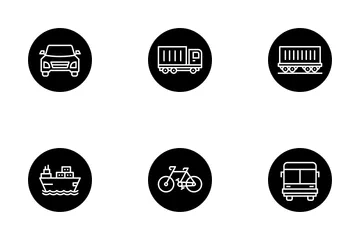 Free Veículo e Transporte Icon Pack