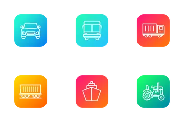 Free Veículo e Transporte Icon Pack