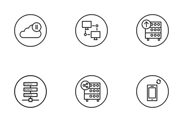 Free Vernetzen und Teilen Symbolpack
