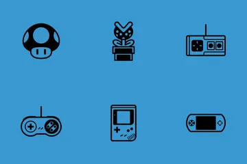 Free Video Game Classics Icon Pack